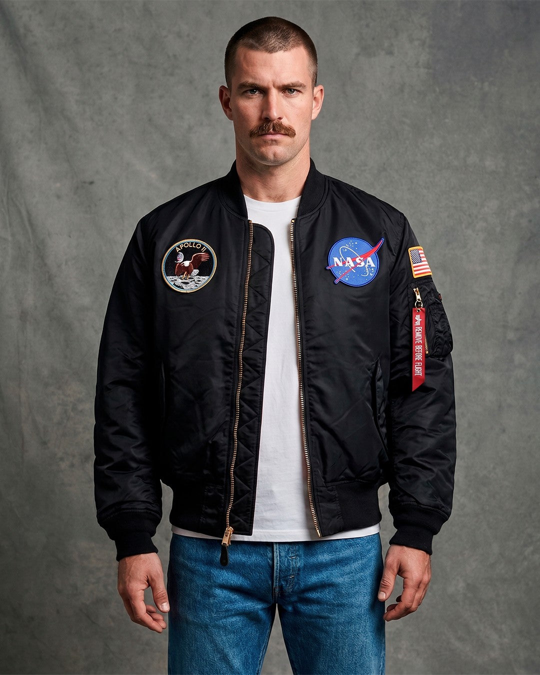 Bomber MA-1 Apollo Mission "NASA" - Black