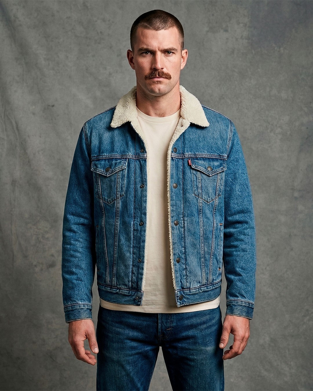 Chaqueta Vaquera Levi's Type III Sherpa - Mustard