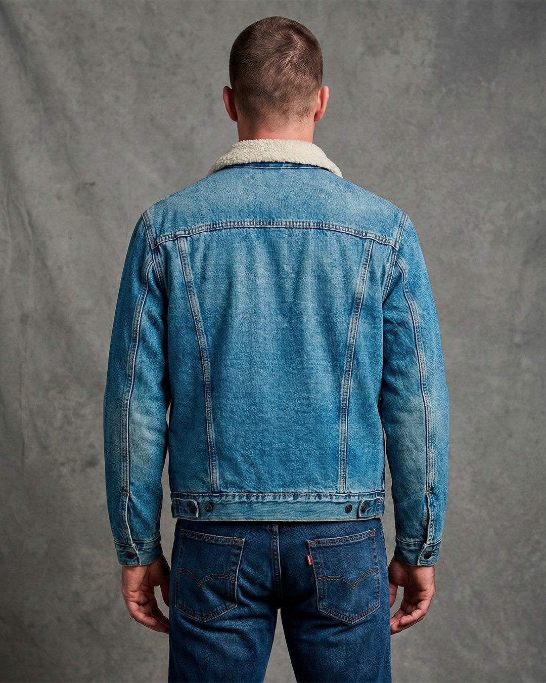 Chaqueta Vaquera Levi's Type III Sherpa - Mustard